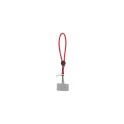 Variante Rouge - Dragonne de téléphone personnalisable en R-PET avec logo - Poignet
