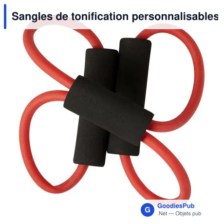 Sangles de tonification personnalisables avec logo - Hammad