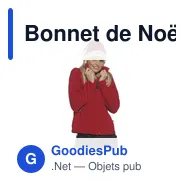 Bonnet de Noël personnalisable en polyester avec logo - Santa Hat - Miniature 4