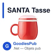 Mug en céramique personnalisable avec logo - Père Noël - Miniature 4