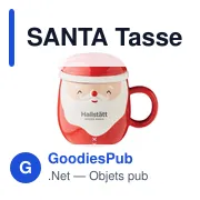 Mug en céramique personnalisable avec logo - Père Noël - Miniature 5