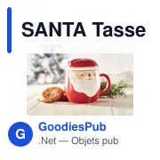 Mug en céramique personnalisable avec logo - Père Noël - Miniature 6