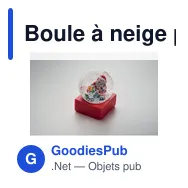 Boule à neige personnalisable en verre avec logo - SANTISIMO - Miniature 5