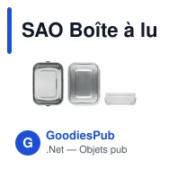 SAO Boîte à lunch en acier inox - Miniature 5