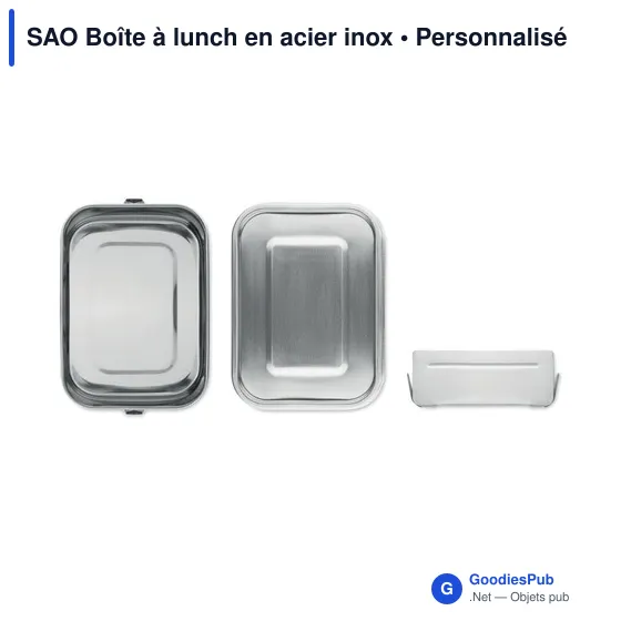 SAO Boîte à lunch en acier inox - Image 5