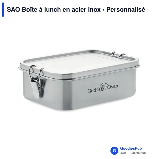 SAO Boîte à lunch en acier inox - Image 6