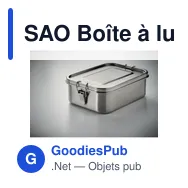 SAO Boîte à lunch en acier inox - Miniature 7