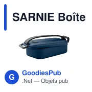 Boîte à lunch personnalisable SARNIE avec logo - 800 ml - Miniature 2
