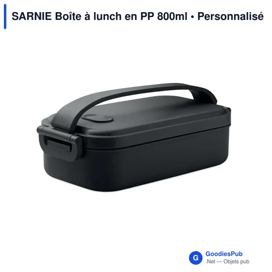Boîte à lunch personnalisable SARNIE avec logo - 800 ml - Image 11