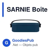 Boîte à lunch personnalisable SARNIE avec logo - 800 ml - Miniature 3