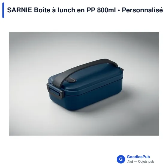 Boîte à lunch personnalisable SARNIE avec logo - 800 ml - Image 5