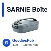 Boîte à lunch personnalisable SARNIE avec logo - 800 ml - Miniature 6