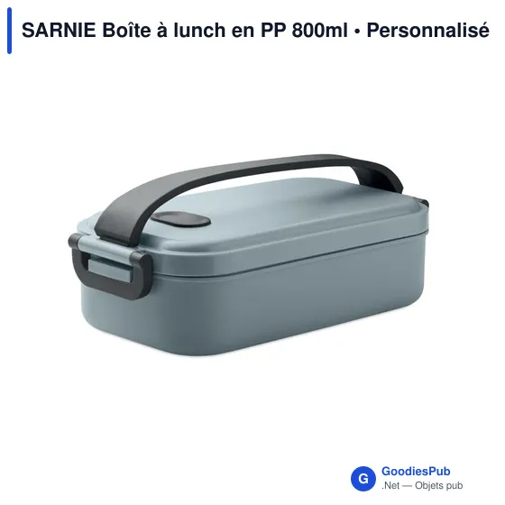 Boîte à lunch personnalisable SARNIE avec logo - 800 ml - Image 6