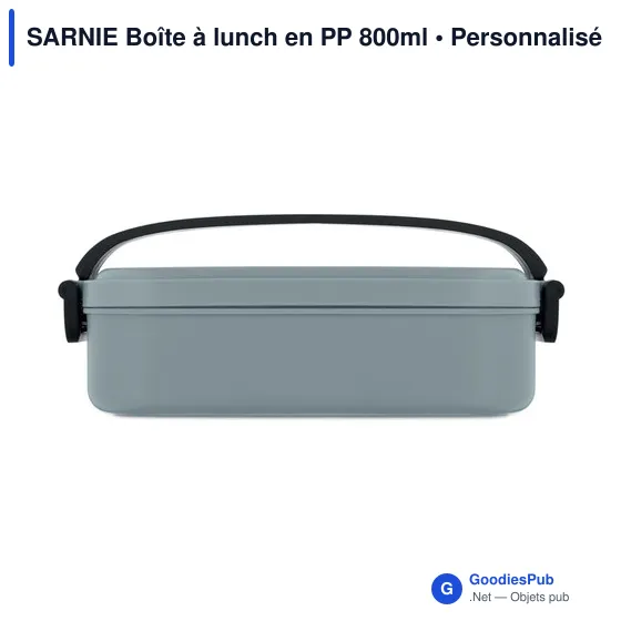 Boîte à lunch personnalisable SARNIE avec logo - 800 ml - Image 8