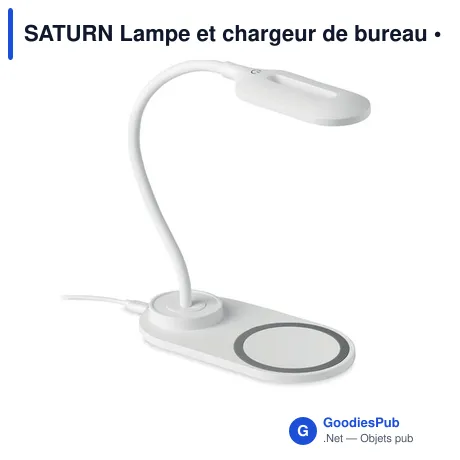 SATURN Lampe et chargeur de bureau
