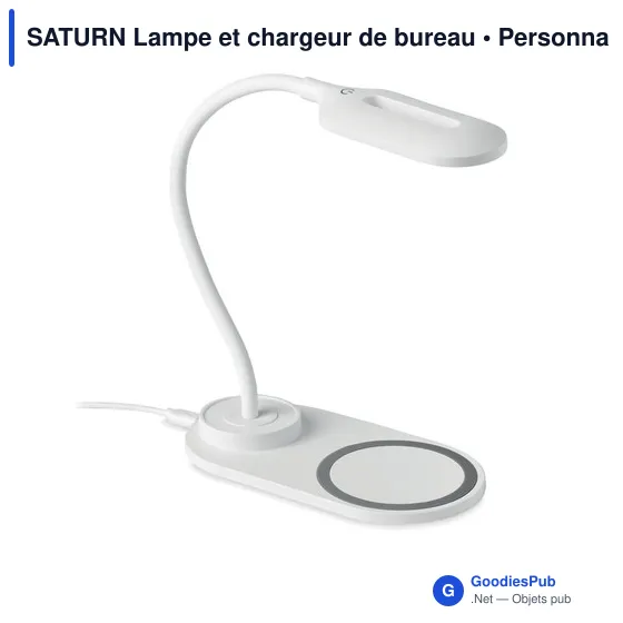 SATURN Lampe et chargeur de bureau - Image 1