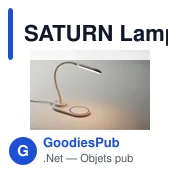 SATURN Lampe et chargeur de bureau - Miniature 5
