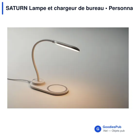 SATURN Lampe et chargeur de bureau - Image 5