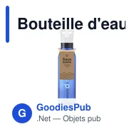 Bouteille d'eau personnalisable Sava GRS RPET 720 ml avec logo - Miniature 1