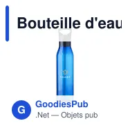 Bouteille d'eau personnalisable Sava GRS RPET 720 ml avec logo - Miniature 6