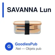 SAVANNA Lunch box en acier inox. 600ml - Miniature 2