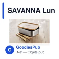 SAVANNA Lunch box en acier inox. 600ml - Miniature 5