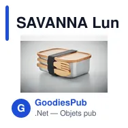 SAVANNA Lunch box en acier inox. 600ml - Miniature 7
