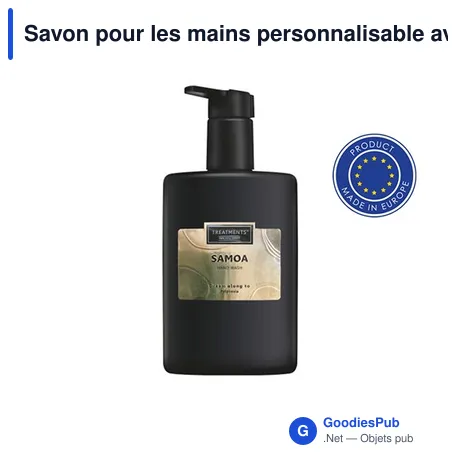 Savon pour les mains personnalisable avec logo - TREATMENTS