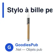 Stylo à bille personnalisable en bambou avec logo - Saya Bamboo Pen - Miniature 4