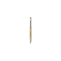 Variante blanc - Stylo à bille personnalisable en bambou avec logo - Saya Bamboo Pen