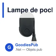 Lampe de poche personnalisable SCENE avec logo - Miniature 2