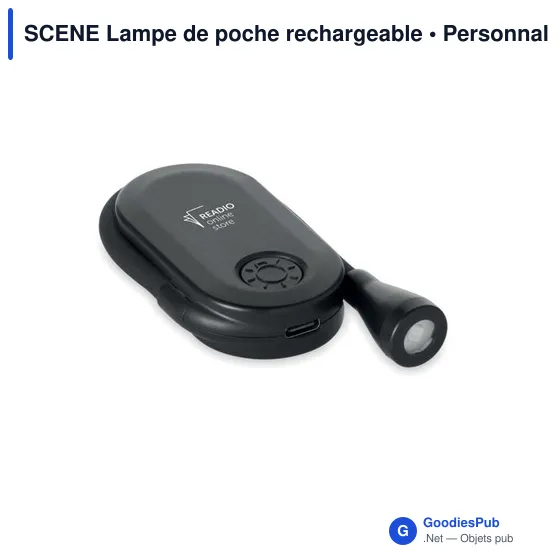 Lampe de poche personnalisable SCENE avec logo - Image 6