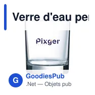 Verre d'eau personnalisable Scott 300 ml avec logo - Miniature 3