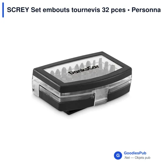Set d'embouts de tournevis personnalisable SCREY - 32 piècesavec logo - Image 4