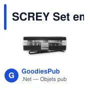 Set d'embouts de tournevis personnalisable SCREY - 32 piècesavec logo - Miniature 8