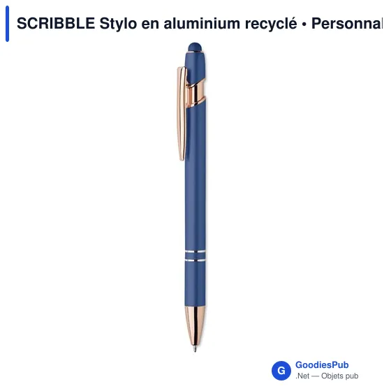 SCRIBBLE Stylo en aluminium recyclé - Image 1