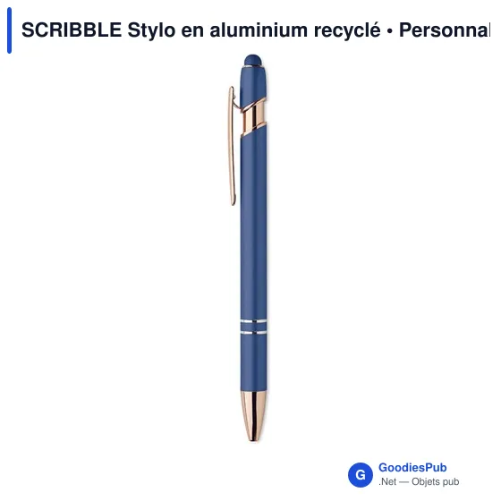 SCRIBBLE Stylo en aluminium recyclé - Image 2