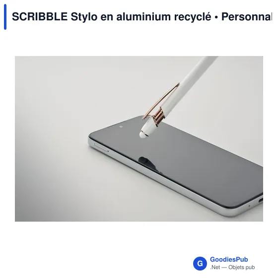 SCRIBBLE Stylo en aluminium recyclé - Image 11