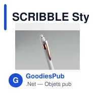 SCRIBBLE Stylo en aluminium recyclé - Miniature 12