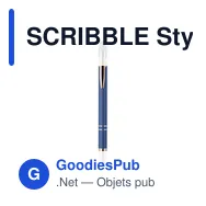 SCRIBBLE Stylo en aluminium recyclé - Miniature 3
