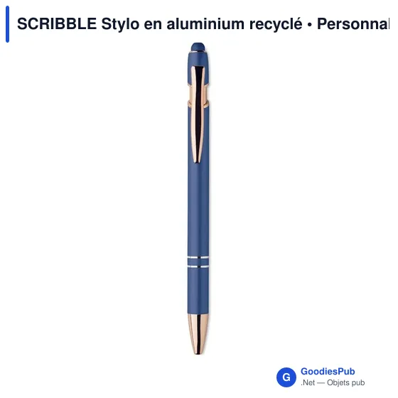 SCRIBBLE Stylo en aluminium recyclé - Image 3