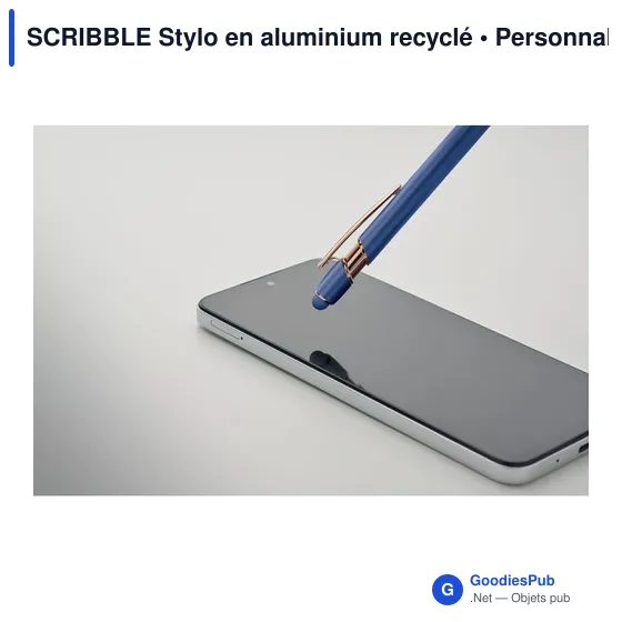SCRIBBLE Stylo en aluminium recyclé - Image 4