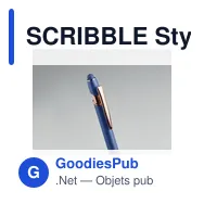 SCRIBBLE Stylo en aluminium recyclé - Miniature 5