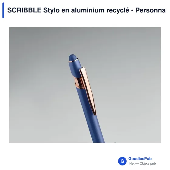 SCRIBBLE Stylo en aluminium recyclé - Image 5
