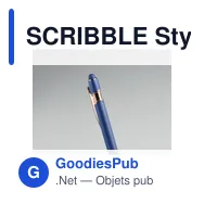 SCRIBBLE Stylo en aluminium recyclé - Miniature 6