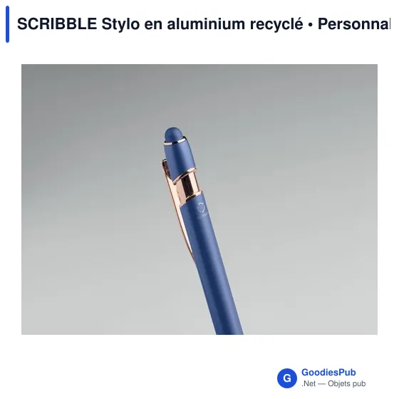 SCRIBBLE Stylo en aluminium recyclé - Image 6