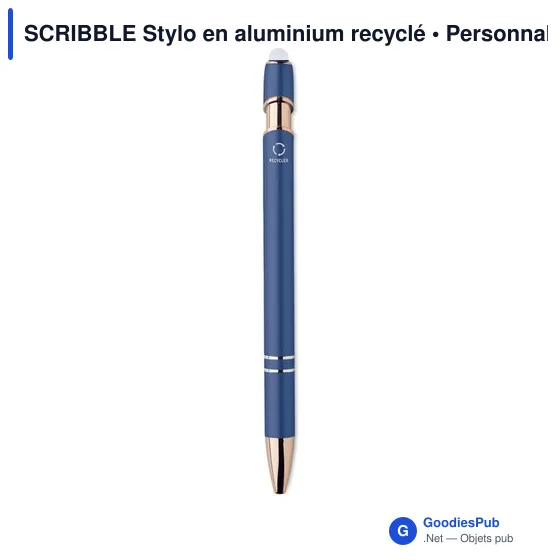 SCRIBBLE Stylo en aluminium recyclé - Image 7