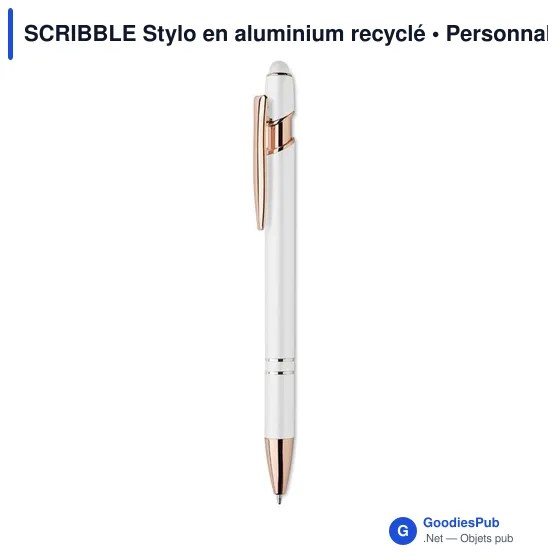 SCRIBBLE Stylo en aluminium recyclé - Image 8