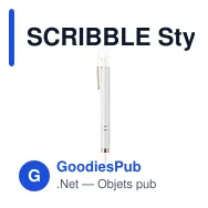 SCRIBBLE Stylo en aluminium recyclé - Miniature 9