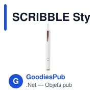 SCRIBBLE Stylo en aluminium recyclé - Miniature 10